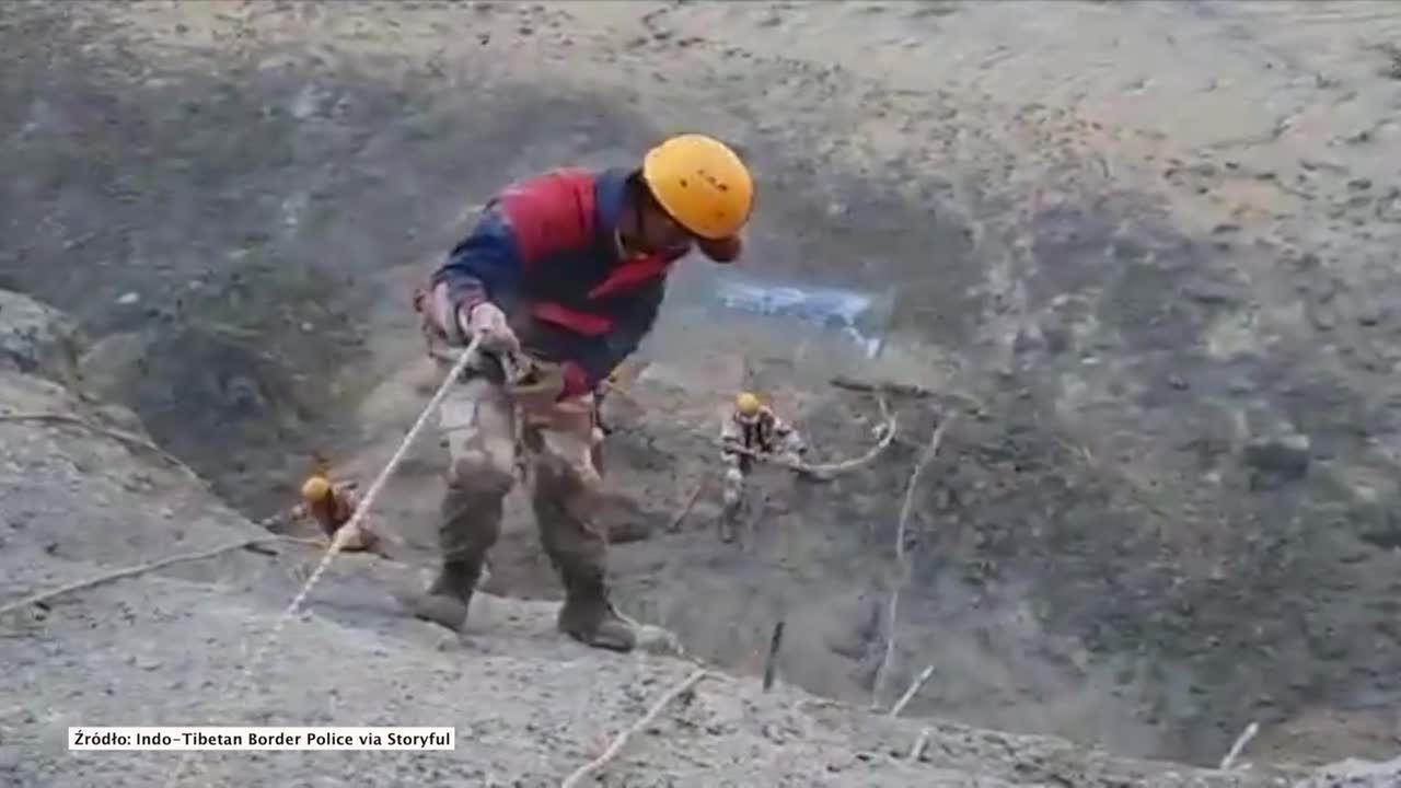 Pęknięcie lodowca w Indiach. Wiele ofiar i zaginionych