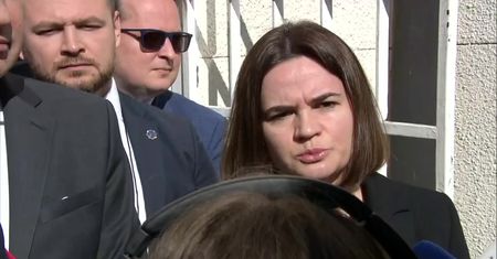 S. Cichanouska w Warszawie. “Proszę Polaków, aby traktowali Białorusinów tak samo, jak traktują uchodźców z Ukrainy”