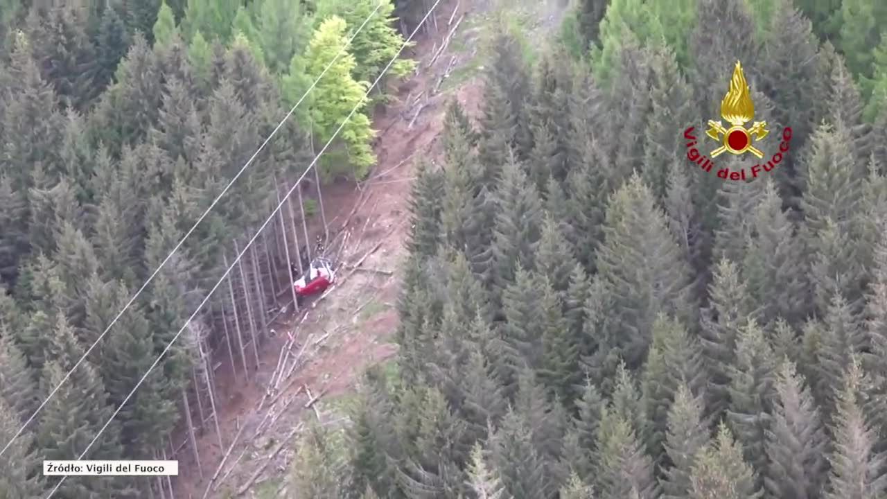 Do 14 wzrosła liczba ofiar zerwania się kolejki górskiej we Włoszech.