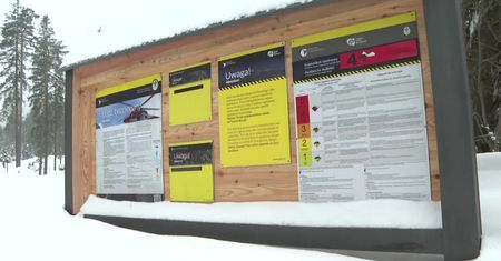 Tatrzański Park Narodowy zamknięty do odwołania. Najwyższy stopień zagrożenia lawinowego