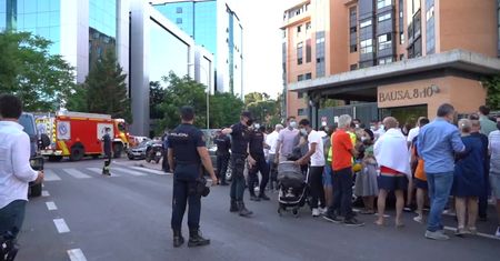Pożar hotelu w Madrycie. Ewakuowano ponad 200 gości.
