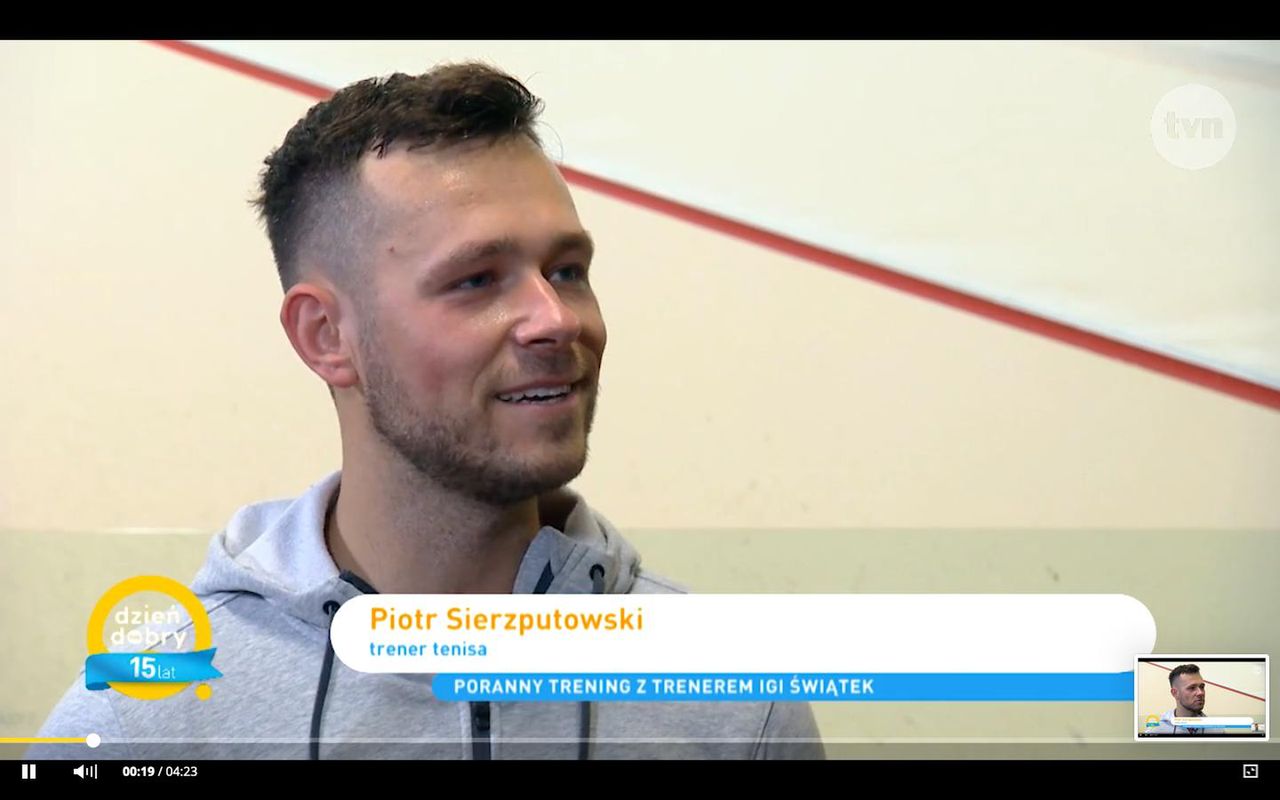 Piotr Sierzputowski, trener Igi Świątek