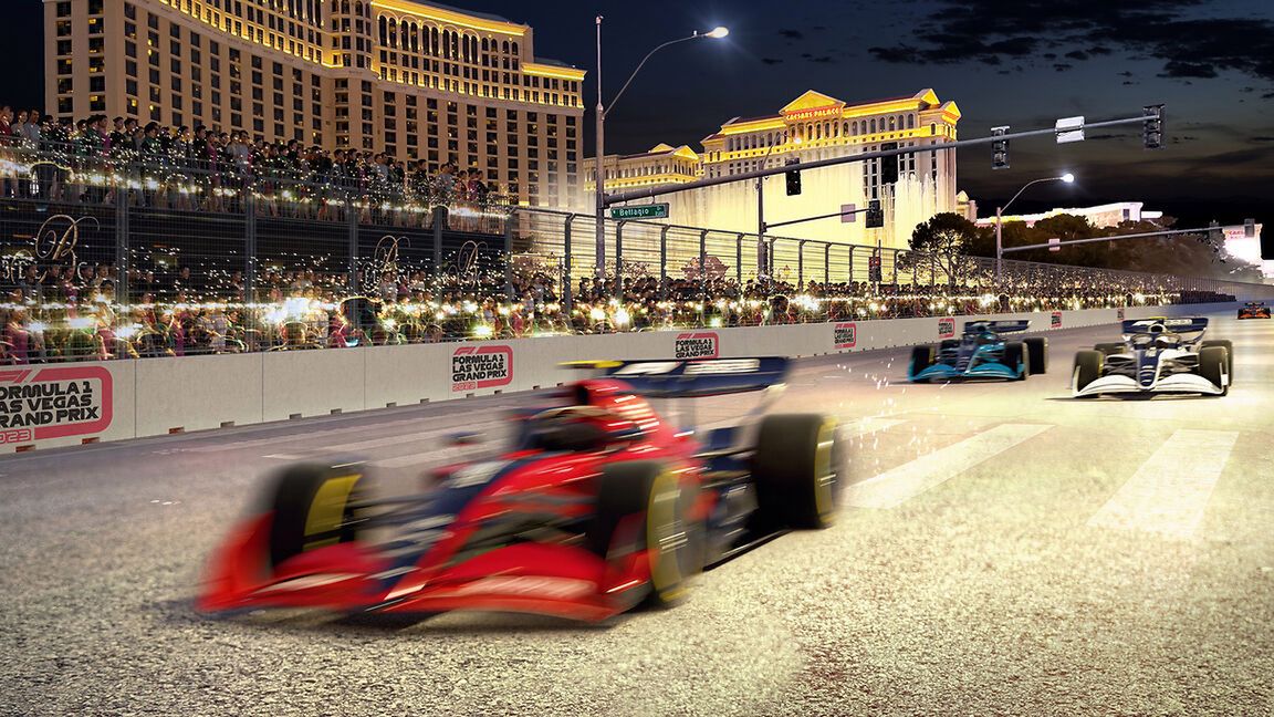 Materiały prasowe / Formula 1 / Na zdjęciu: tor F1 w Las Vegas