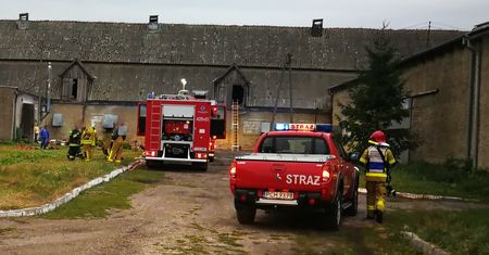 Płonął kurnik w Próchnowie
