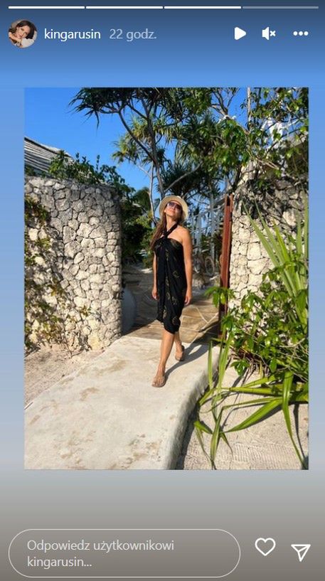 Kinga Rusin na Zanzibarze