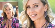 Agnieszka Woźniak-Starak na imprezę TVN wbiła się w kwiecistą suknię. Wyglądała jak nimfa, a jej uśmiech wprawił nas w zakłopotanie. Rozbiła bank?