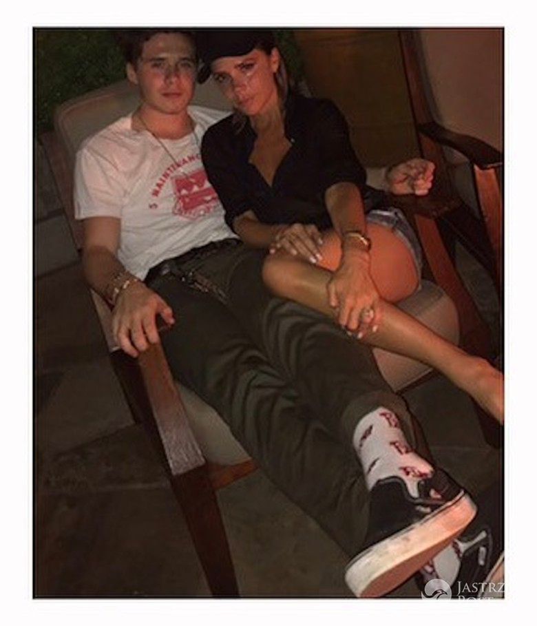 Victoria Beckham i Brooklyn