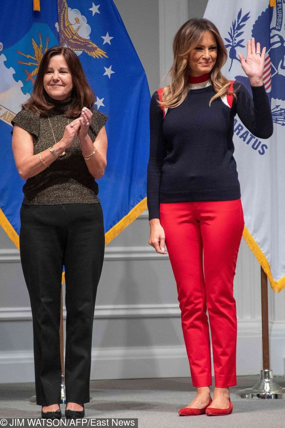Melania Trump wspiera Czerwony Krzyż