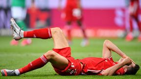 Bundesliga. Werder - Bayern. Mocny cios w stronę Roberta Lewandowskiego. Polak runął na murawę