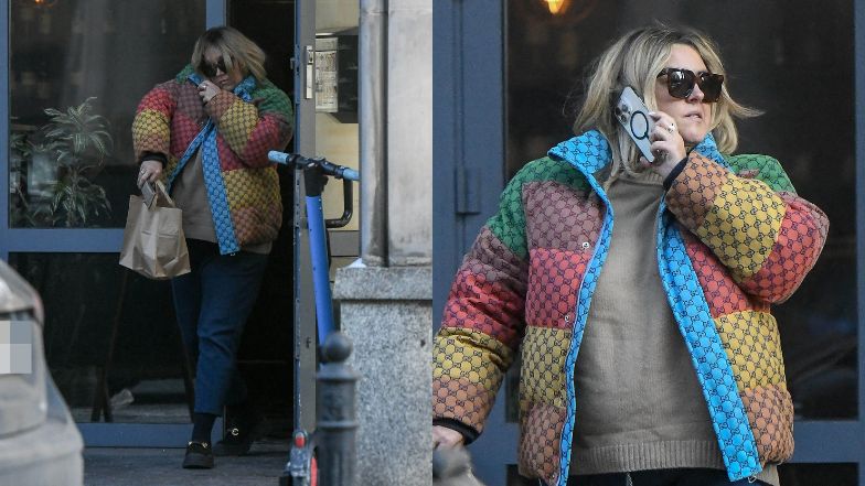 Karolina Szostak odbiera jedzenie na wynos