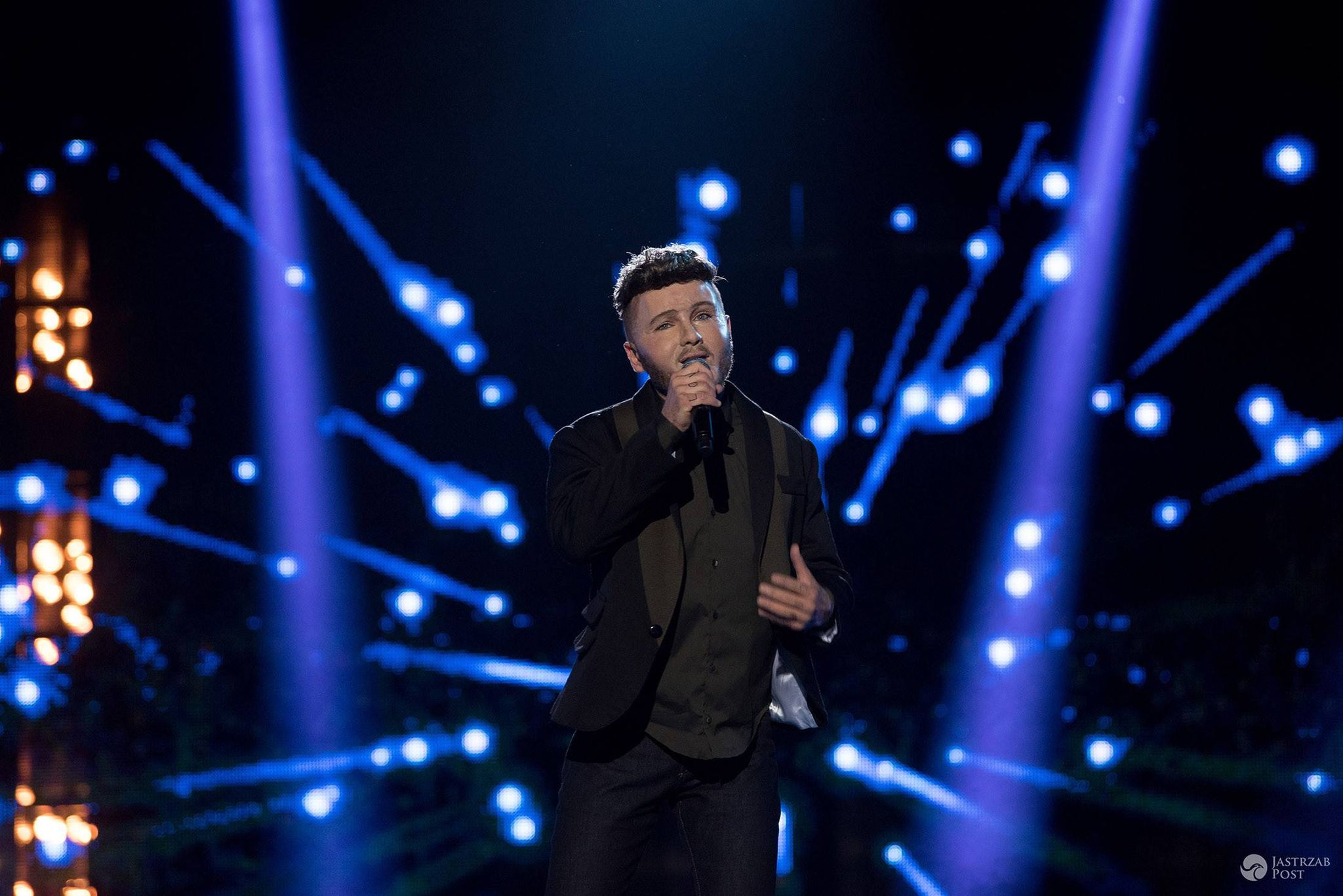 Michał Rudaś jako James Arthur w Twoja Twarz Brzmi Znajomo 6 . Zdjęcia