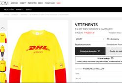 Bluza z logo DHL za 1,5 tysiąca złotych. Drogo? to i tak promocja