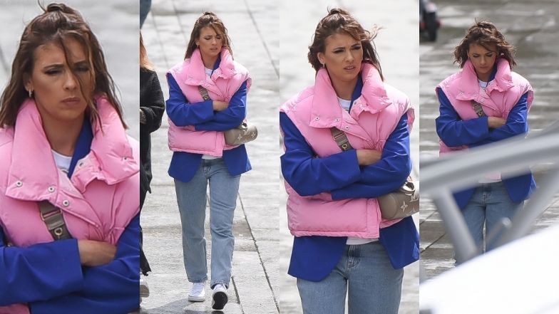 Klaudia Halejcio przechadza się po Sopocie