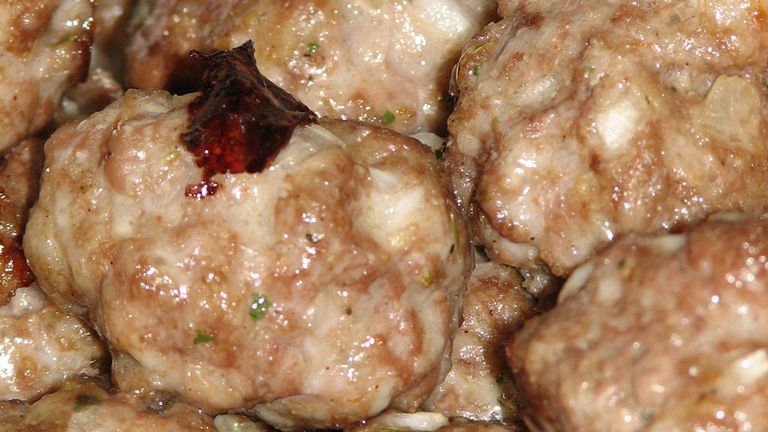 Gotowane mrożone mięso wieprzowe mielone drobno i grubo