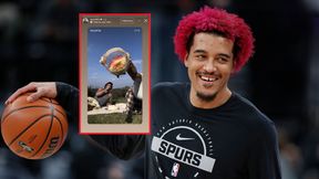 Wiadomo, co symbolizowały różowe włosy. Jeremy Sochan zostanie ojcem