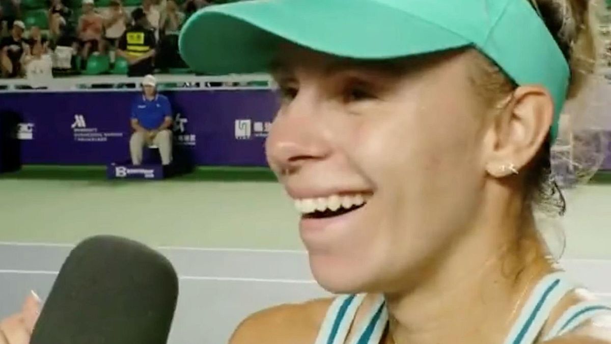 Twitter / twitter.com/CANALPLUS_SPORT / Na zdjęciu: Magda Linette