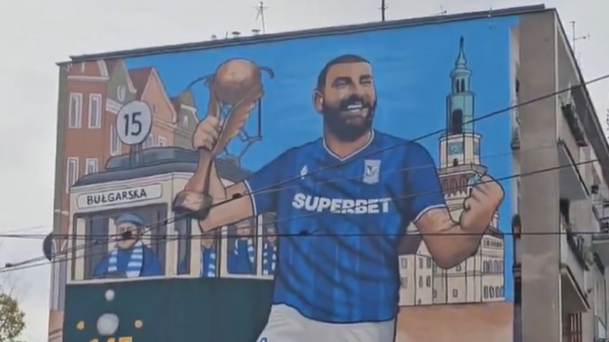 Twitter / Sportowy_Kanal / Mural Ishaka w Poznaniu