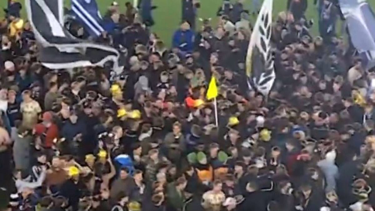 Twitter / Kibice Vikinga Stavanger po sensacyjnym mistrzowskie kraju