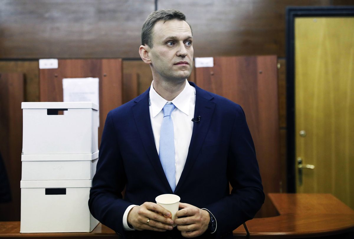 Aleksiej Nawalny zatrzymany przez policję w Moskwie