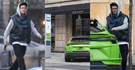 Kuba Wojewódzki zostawił na przystanku soczystozieloną brykę za 2 MILIONY ZŁOTYCH i pognał na zakupy (ZDJĘCIA)