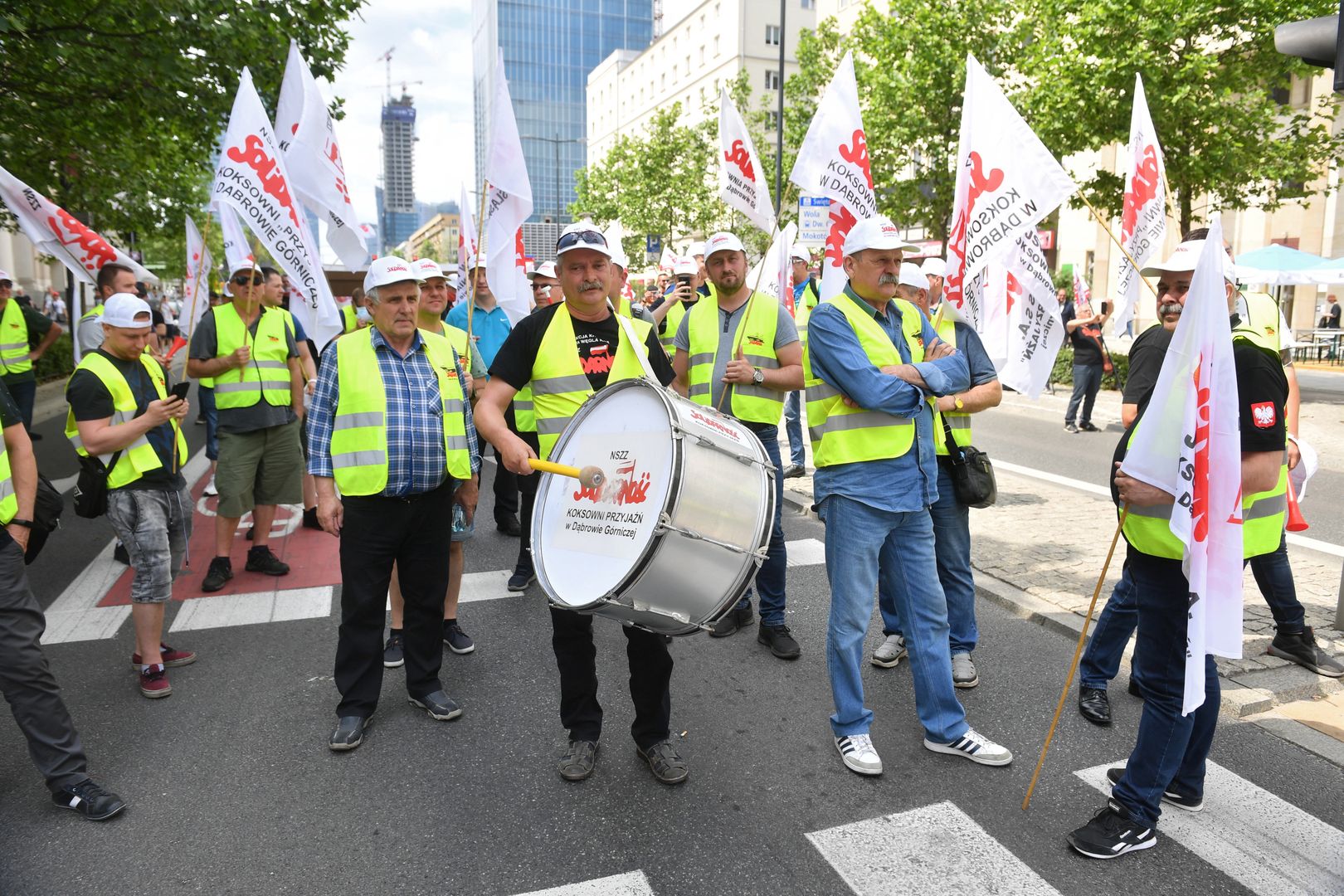 Strajk górników i energetyków w Warszawie. Uważaj na utrudnienia!
