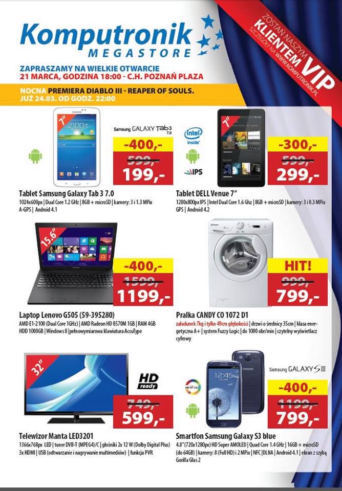 Galaxy Tab 3 7.0 za 199 zł i GoClever Quantum 4 za 99 zł! Trzeba się jednak spieszyć 3