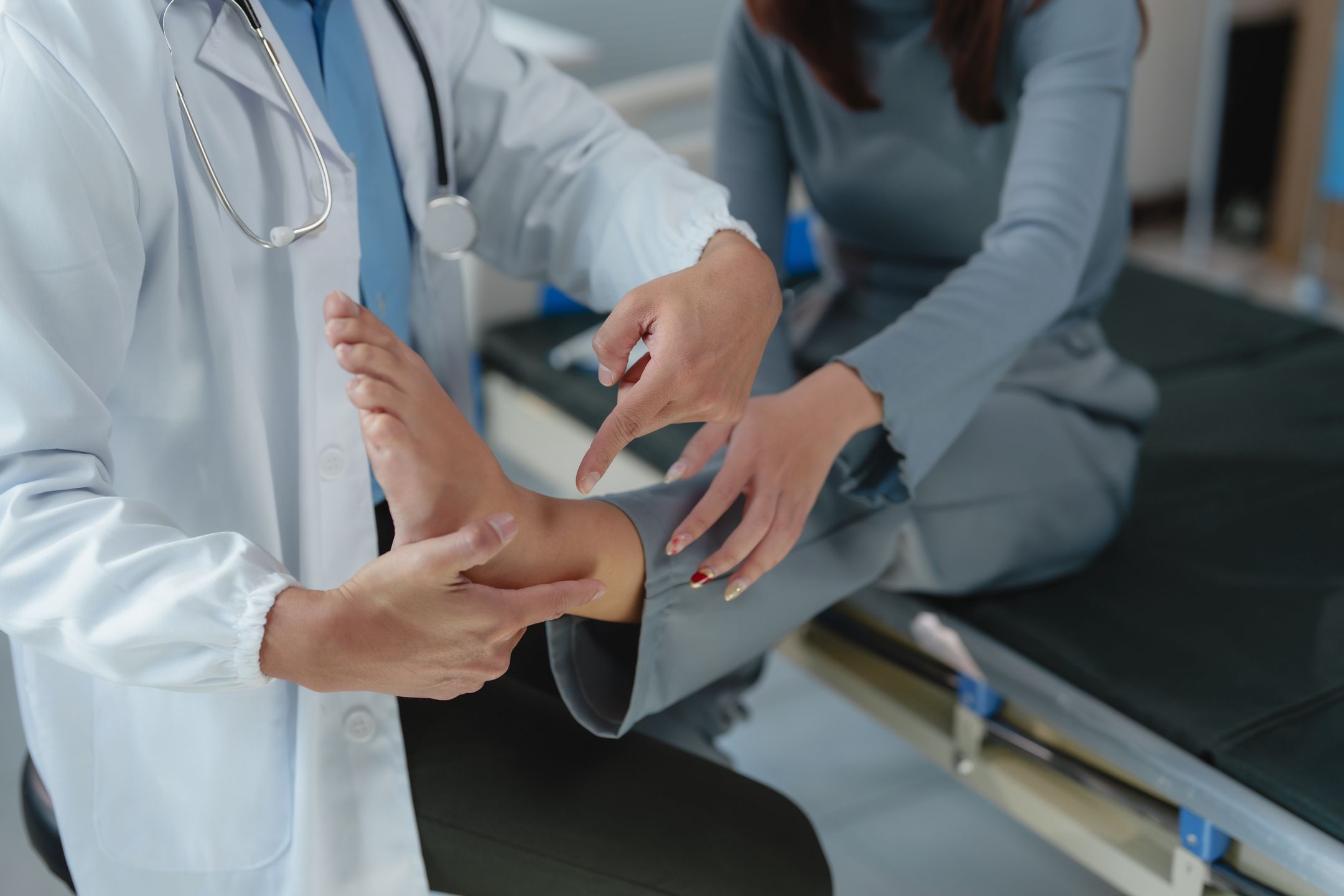 Doctor examining and supporting injured ankle of female patient in hospital room, providing medical assistance and treatment for sprain or fracture
Doctor examining and supporting injured ankle of female patient in hospital room, providing medical assistance and treatment for sprain or fracture
doctor, patient, ankle, injury, exam, hospital, healthcare, medical, treatment, medicine, examination, foot, pain, sprain, fracture, physical, therapy, diagnosis, health, clinic, consultation, support, care, professional, physician, assistance, trauma, orthopedic, podiatrist, leg, joint, swelling, inflammation, rehabilitation, recovery, checkup, appointment, provider, bed, injured, bone, muscle, tendon, doctor, patient, ankle, injury, exam, hospital, healthcare, medical, treatment, medicine, examination, foot, pain, sprain, fracture, physical, therapy, diagnosis, health, clinic, consultation, support, care, professional, physician, assistance, trauma, orthopedic, podiatrist, leg, joint, swelling, inflammation, rehabilitation, recovery, checkup, appointment, provider, bed, injured, bone, muscle, tendon