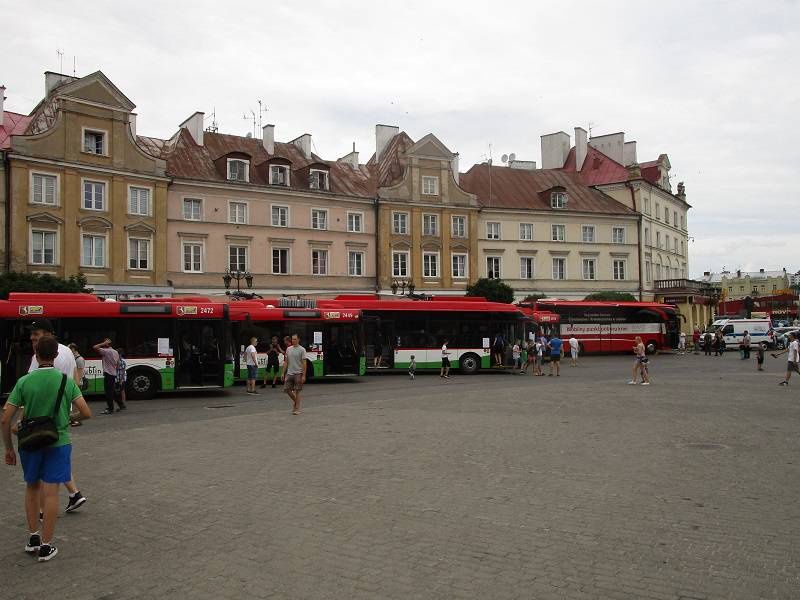 Piknik komunikacyjny MPK Lublin na Placu Zamkowym
