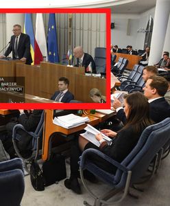 Krzyki w Senacie. "Proszę o wyprowadzenie tego pana"