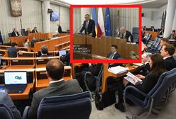 Krzyki w Senacie. "Proszę o wyprowadzenie tego pana"
