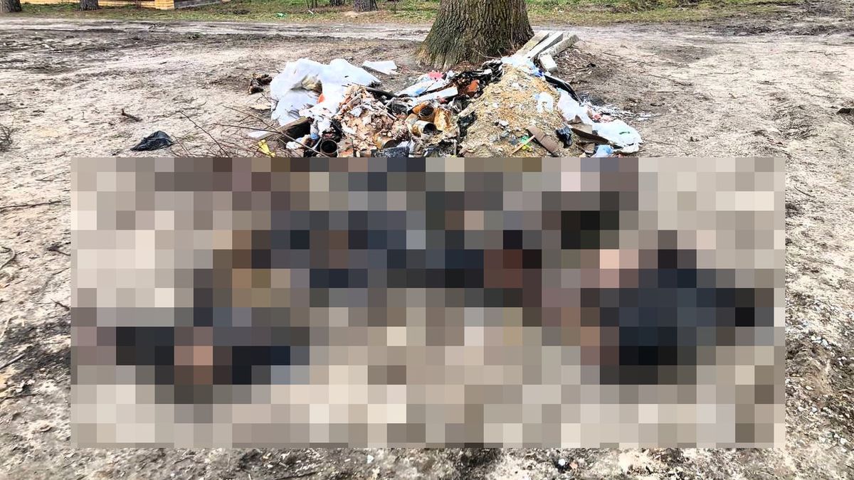 Rosjanie próbowali zatrzeć ślady zbrodni. Próbowali spalić ciała ofiar