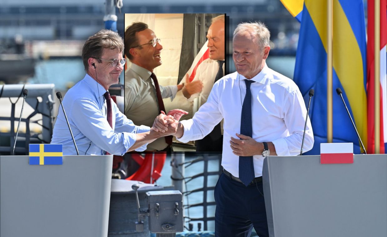 Tusk nagrywa premiera