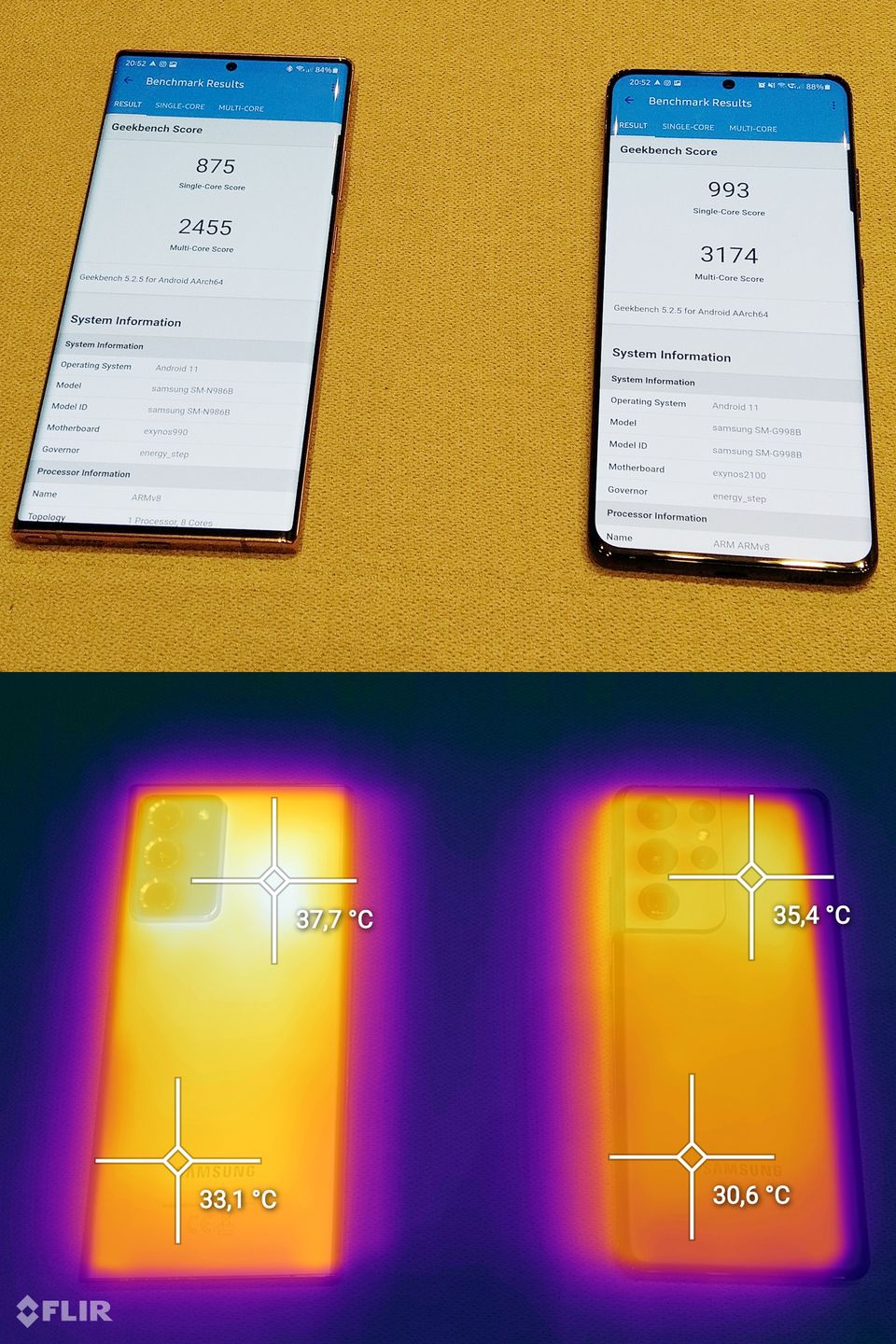 Sprawdziłem, czy Samsung Galaxy S21 Ultra z Exynosem 2100 się przegrzewa 6