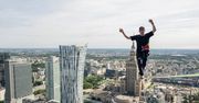 180 metrów nad ziemią. Ekstremalny wyczyn Estończyka w Warszawie