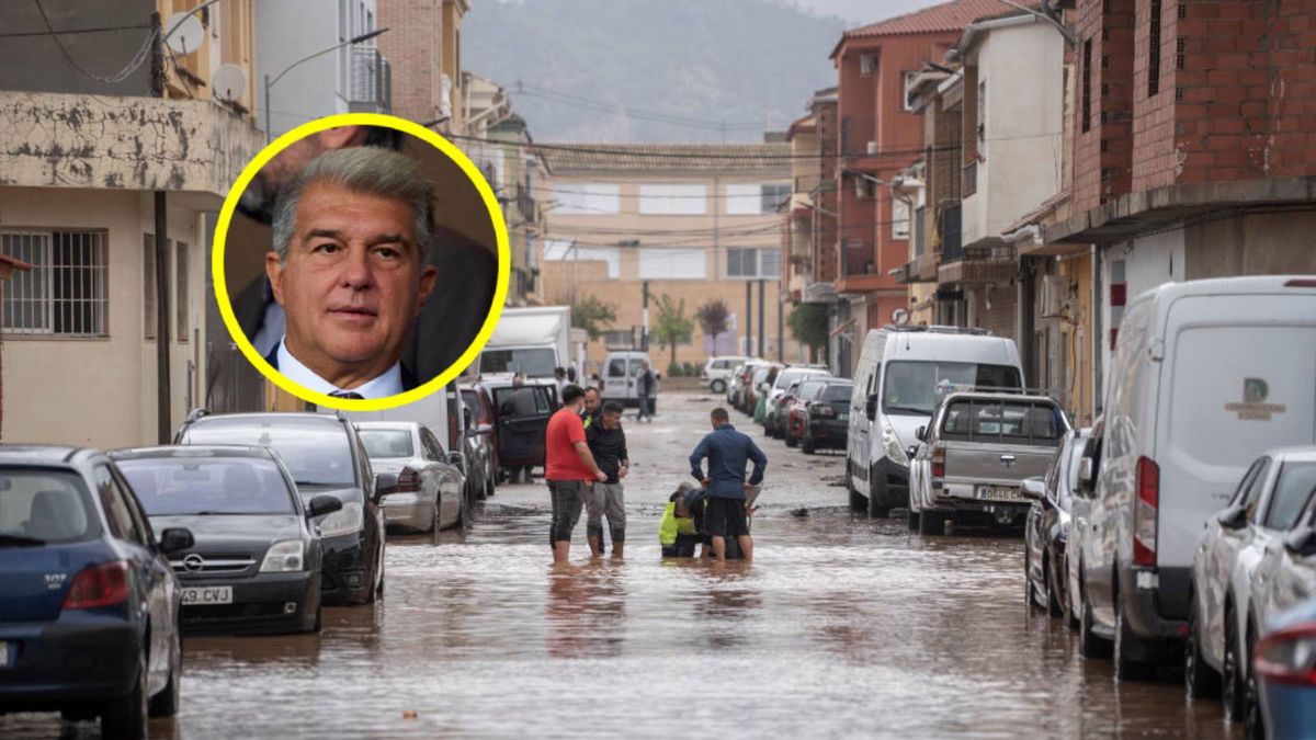 Getty Images / Jorge Gil / Pedro Salado / powódź w Walencji / Joan Laporta