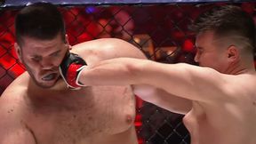 Runął jak kłoda! Olbrzym znokautowany