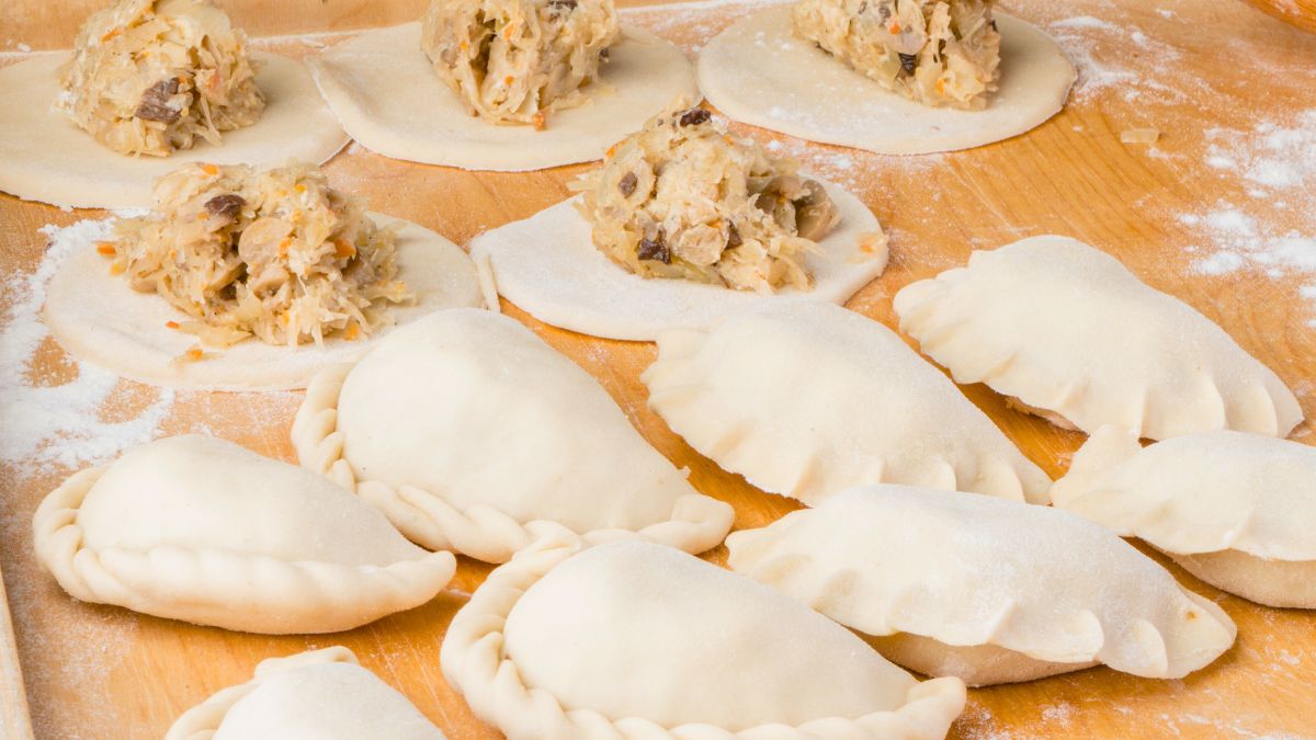 Pierogi z kapustą to nieodłączny element świąt Bożego Narodzenia