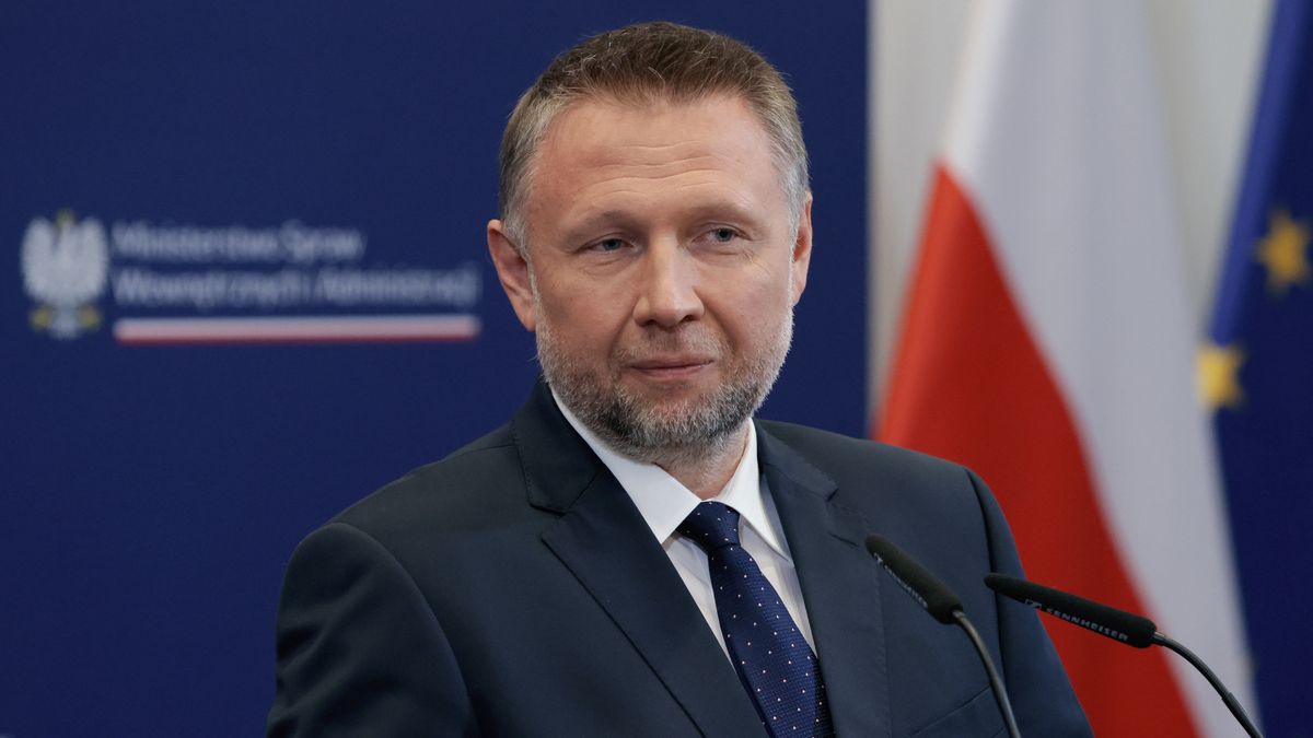 Minister spraw wewnętrznych i administracji Marcin Kierwiński
