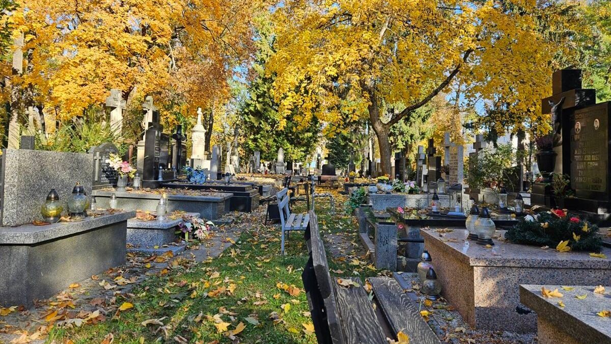 Jesień na cmentarzu