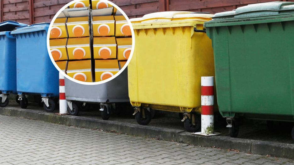 Gdzie wyrzucić karton po soku?