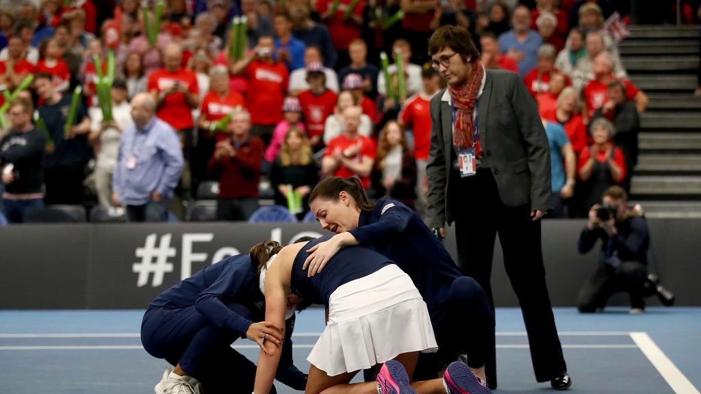 Getty Images / Julian Finney / Na zdjęciu: Johanna Konta po zwycięstwie z Aleksandrą Krunić