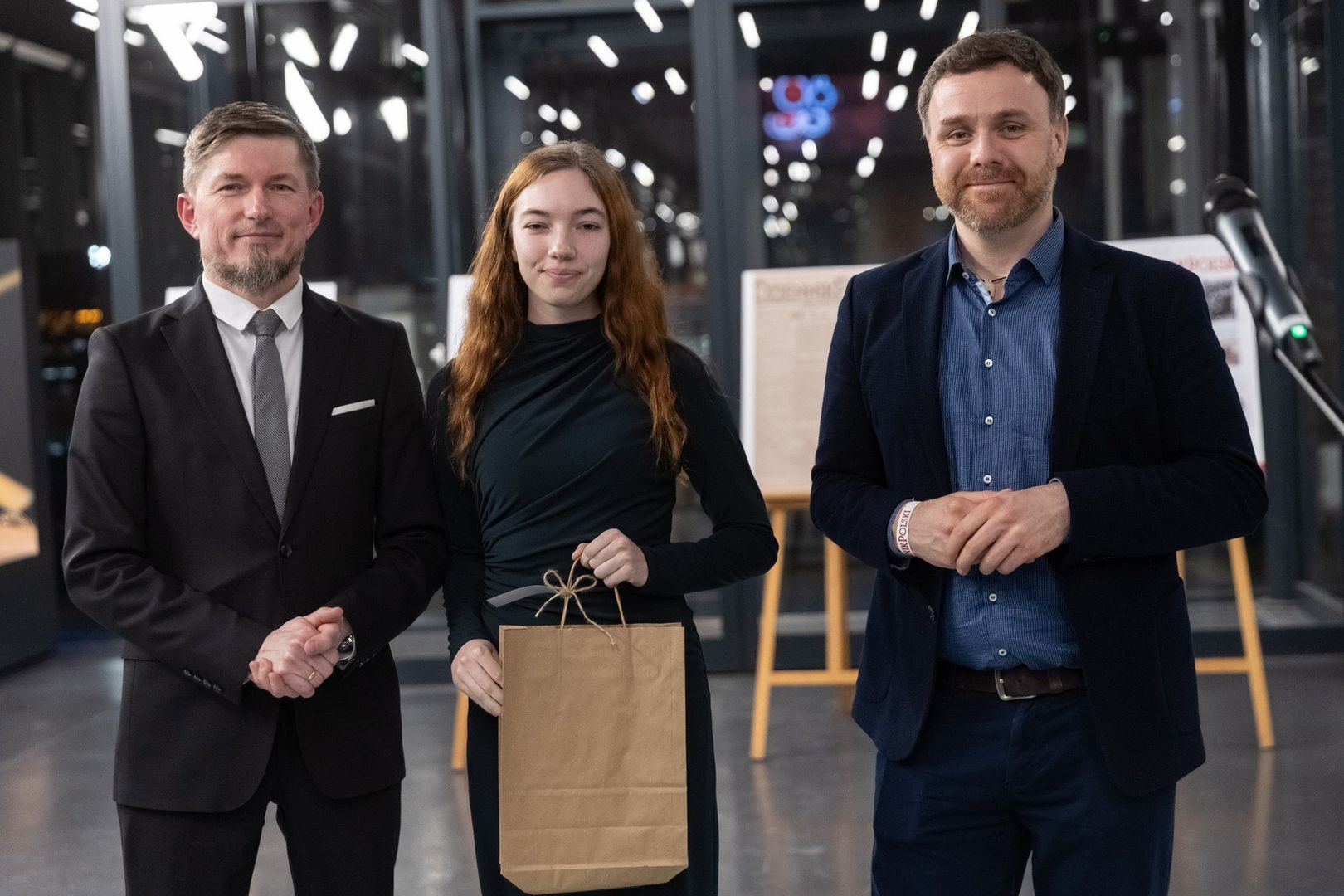 Oliwia Sztogryn podczas jubileuszu 80-lecia &#34;Dziennika Polskiego&#34; 