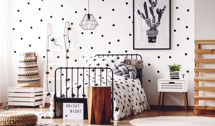 Malowanie ściany z szablonem krok po kroku