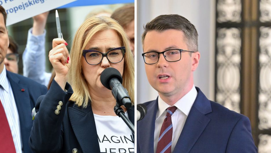 Magdalena Adamowicz i Piotr Müller