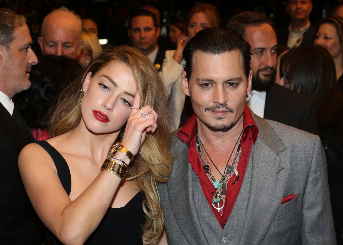 Amber Heard i Johnny Depp jeszcze jako małżeństwo (Getty Images) 