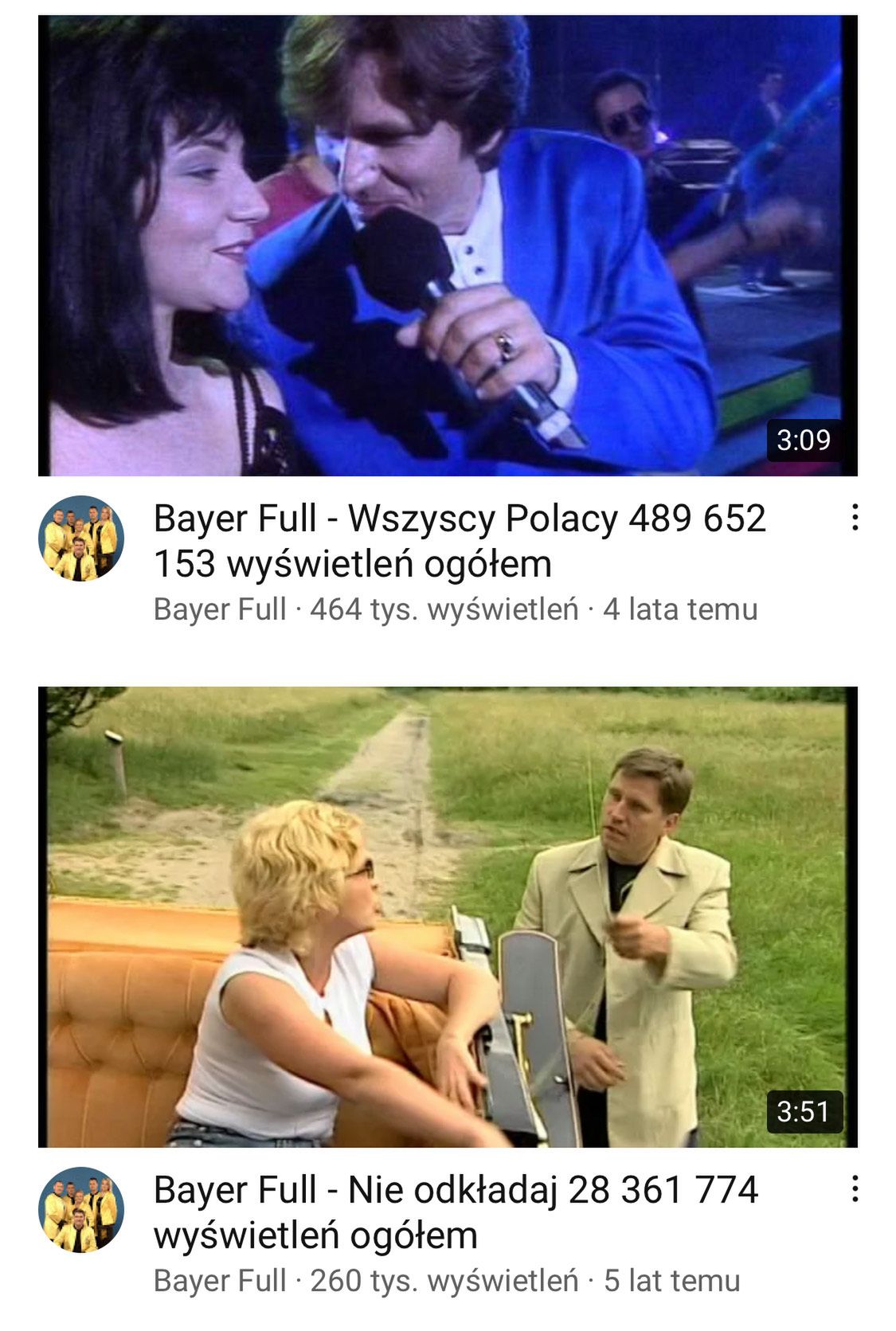 Bayer Full fałszuje liczbę wyświetleń na YouTube
