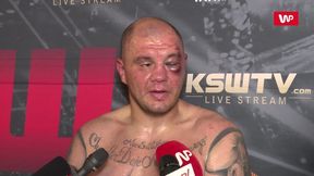 "Nie powiedziałbym tego, gdybym przegrał". Tomasz Sarara szczery i szczęśliwy po wygranej na KSW 62