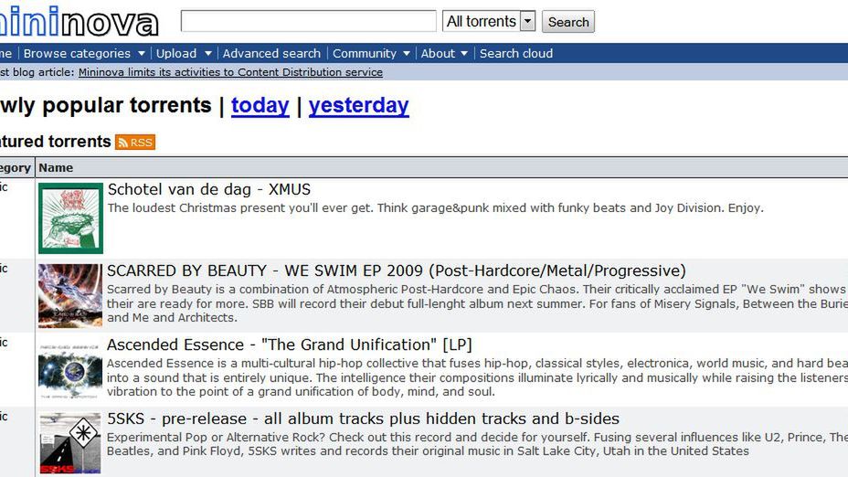 W 2009 roku z sieci znikło prawie 400 torrentowych witryn! 1