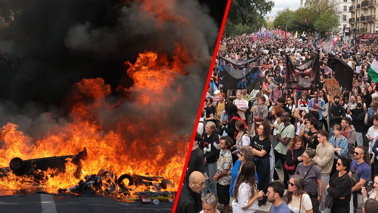 Przerażające nagrania z Paryża. Uczniowie dalej protestują