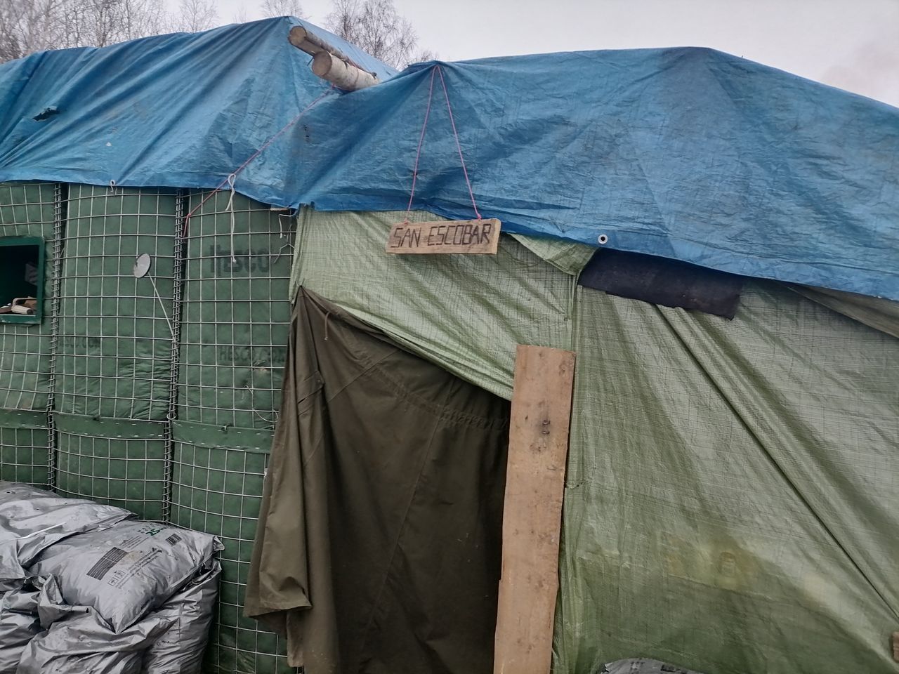 Wielu żołnierzy ciągle marznie na granicy (fot. Sławek Zagórski/Wirtualna Polska)